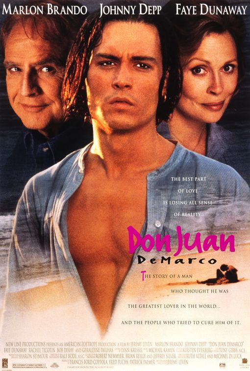 the movie poster: Don Juan Demarco (1995)