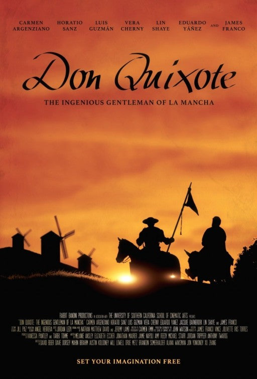 1000 piece jigsaw puzzle for the movie poster: Don Quixote: The Ingenious Gentleman of La Mancha (2015)