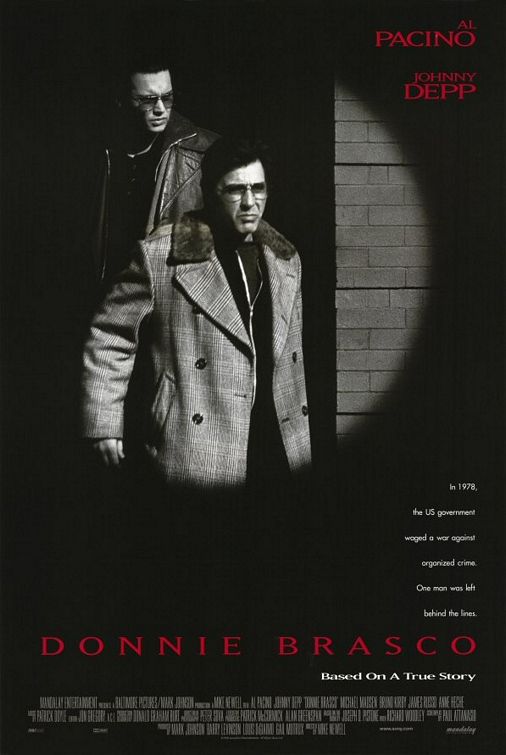 the movie poster: Donnie Brasco (1997) ver2