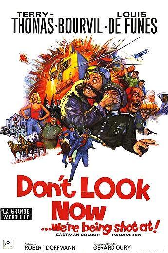 the movie poster: Don't Look Now - We're Being Shot at (1969)