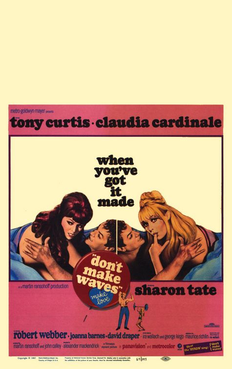 the movie poster: Don't Make Waves (1967) ver2