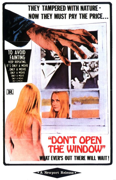 the movie poster: Don't Open the Window (1974)