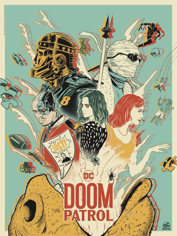 1000 piece jigsaw puzzle for tv poster: Doom Patrol, ver8