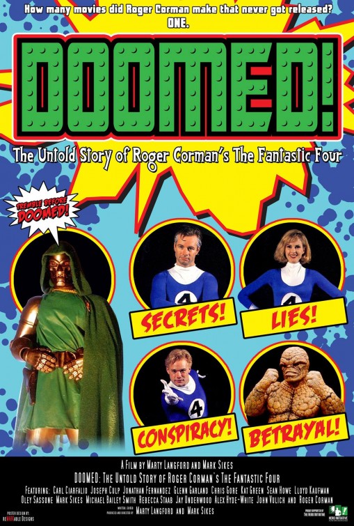 1000 piece jigsaw puzzle for the movie poster: Doomed: The Untold Story of Roger Corman's the Fantastic Four (2015)