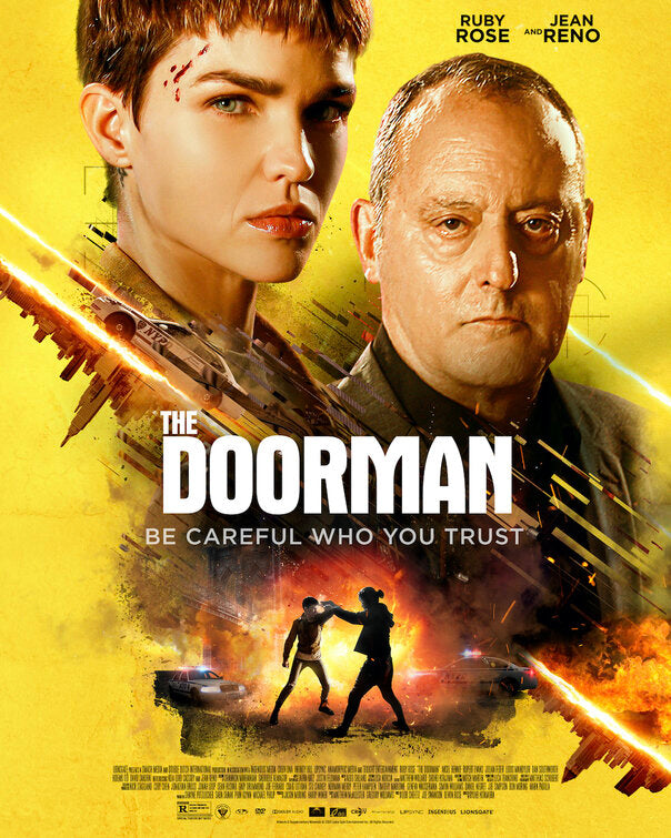 1000 piece jigsaw puzzle for the movie poster: The Doorman (2020)