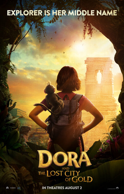 1000 piece jigsaw puzzle for the movie poster: Dora and the Lost City of Gold (2019)