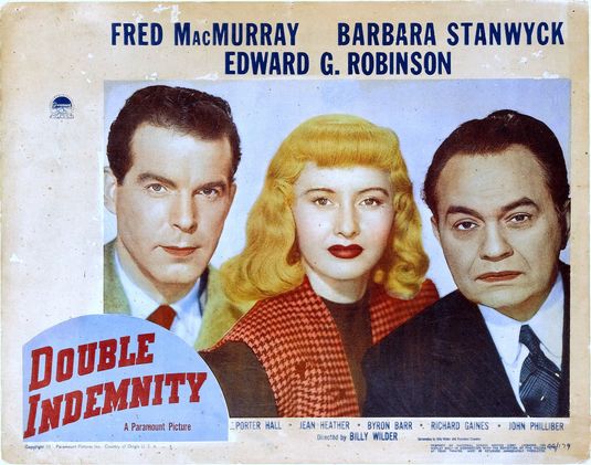 the movie poster: Double Indemnity (1944) ver3