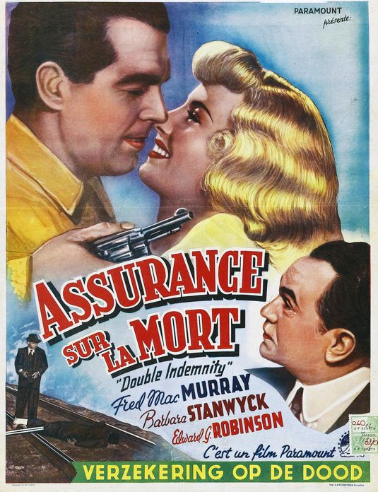 the movie poster: Double Indemnity (1944) ver4