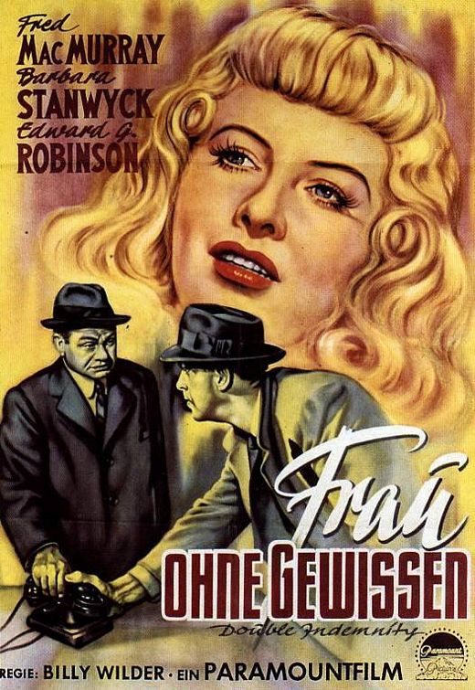 the movie poster: Double Indemnity (1944) ver5