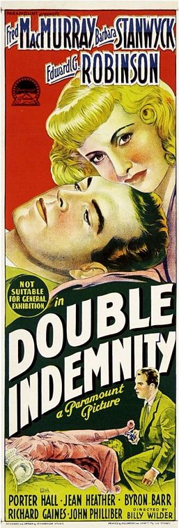 the movie poster: Double Indemnity (1944) ver6
