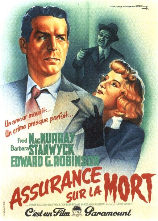 the movie poster: Double Indemnity (1944) ver7