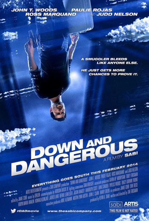 1000 piece jigsaw puzzle for the movie poster: Down and Dangerous (2014)