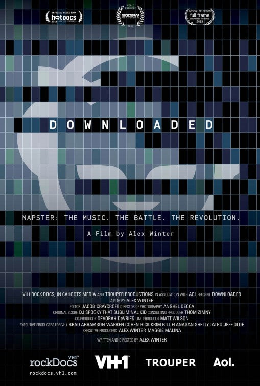 1000 piece jigsaw puzzle for the movie poster: Downloaded (2013)