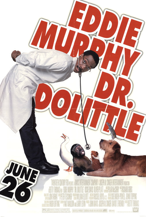 the movie poster: Doctor Dolittle (1998)