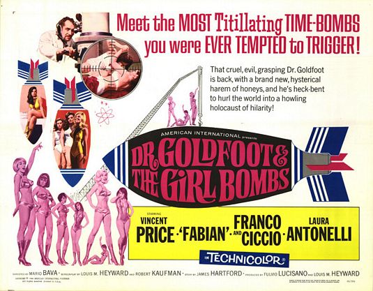 the movie poster: Dr. Goldfoot and the Girl Bombs (1966)