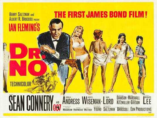 the movie poster: Dr. No (1962)