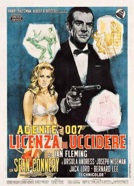 1000 piece jigsaw puzzle for the movie poster: Dr. No (1962) ver10
