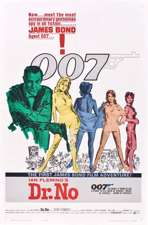 1000 piece jigsaw puzzle for the movie poster: Dr. No (1962) ver2