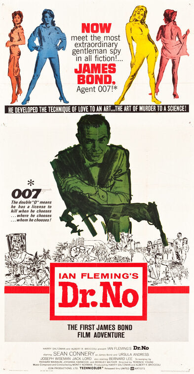 1000 piece jigsaw puzzle for the movie poster: Dr. No (1962) ver5