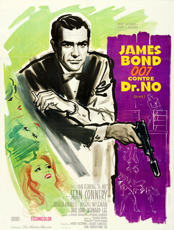 1000 piece jigsaw puzzle for the movie poster: Dr. No (1962) ver6