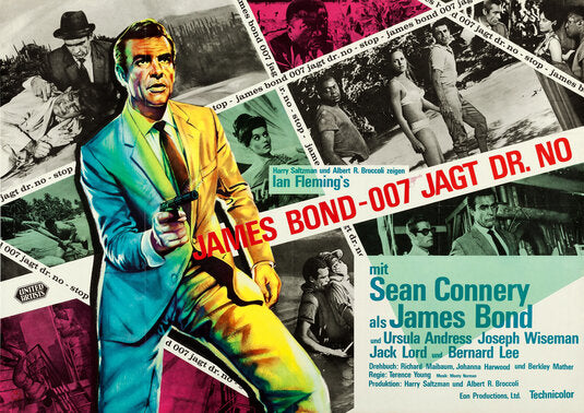 1000 piece jigsaw puzzle for the movie poster: Dr. No (1962) ver7