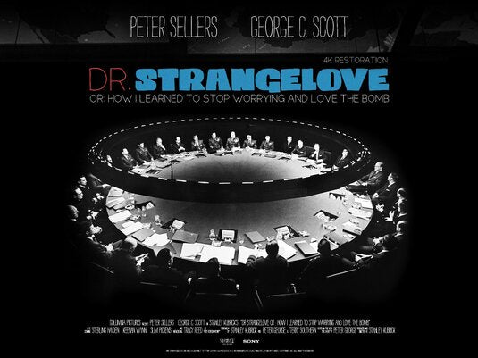 1000 piece jigsaw puzzle for the movie poster: Dr. Strangelove or: How I Learned to Stop Worrying and Love the Bomb (1964) ver2