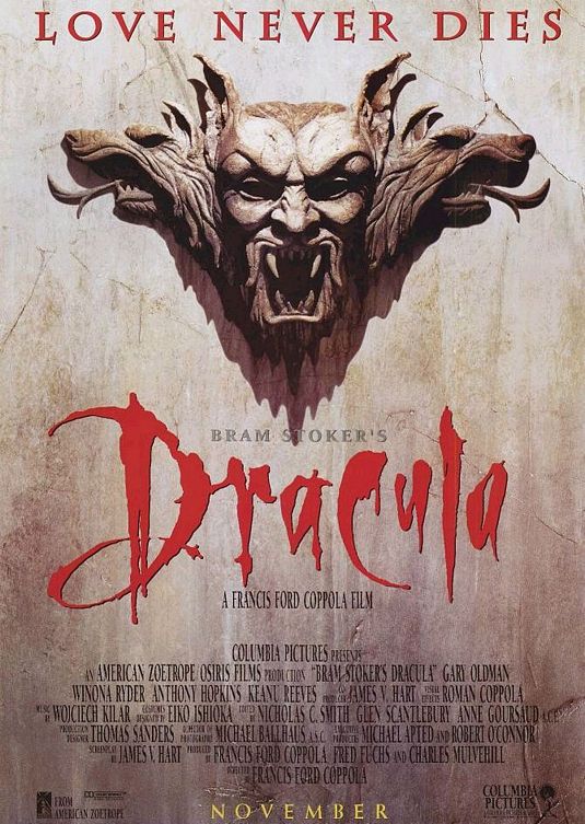 the movie poster: Dracula (1992) ver2
