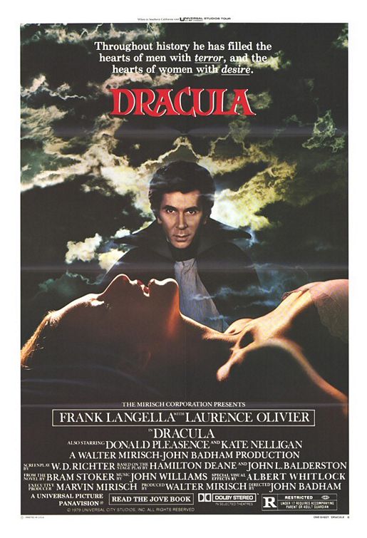 the movie poster: Dracula (1979) ver2