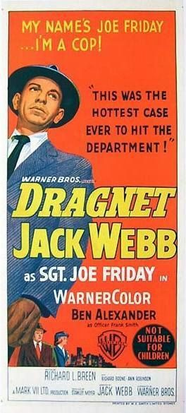 the movie poster: Dragnet (1954) ver2