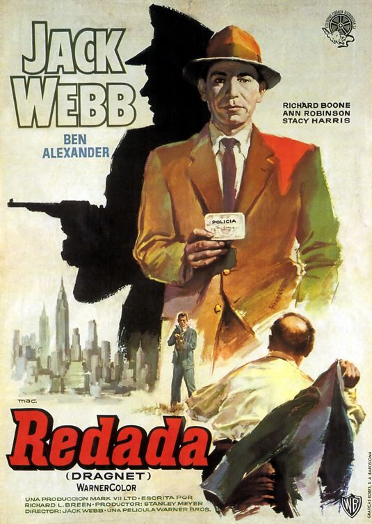 the movie poster: Dragnet (1954) ver3