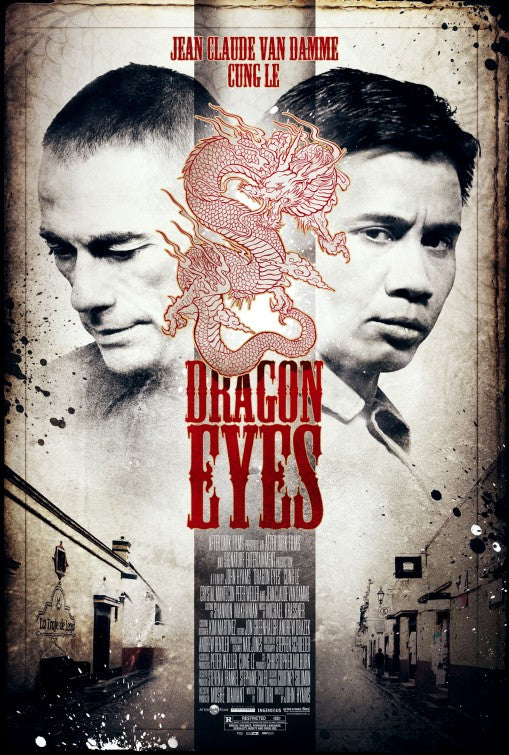 1000 piece jigsaw puzzle for the movie poster: Dragon Eyes (2012)