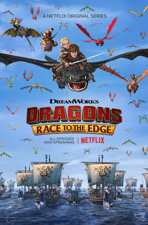 1000 piece jigsaw puzzle for tv poster: Dragons: Race to the Edge