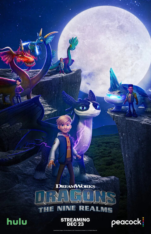 1000 piece jigsaw puzzle for tv poster: Dragons: The Nine Realms, ver2