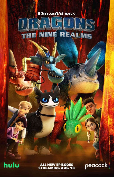1000 piece jigsaw puzzle for tv poster: Dragons: The Nine Realms, ver3