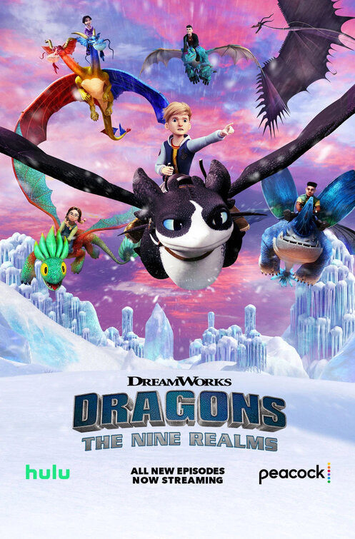 1000 piece jigsaw puzzle for tv poster: Dragons: The Nine Realms, ver4