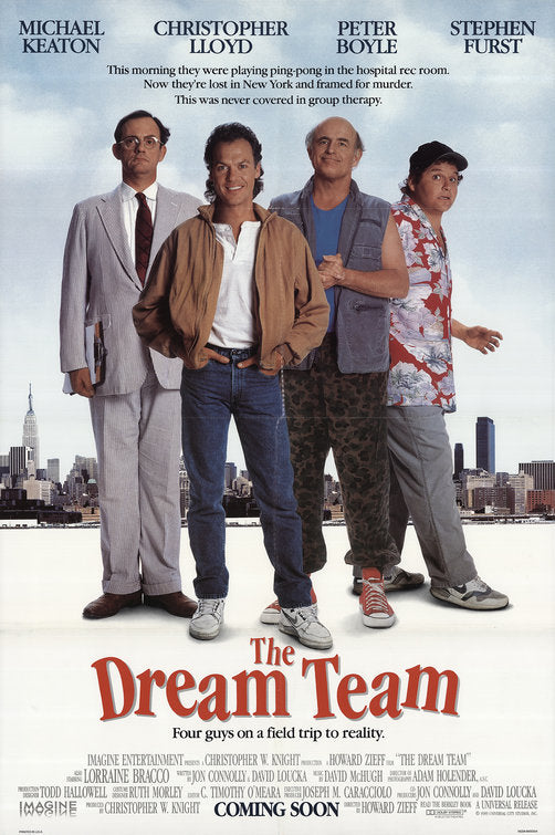 the movie poster: The Dream Team (1989)