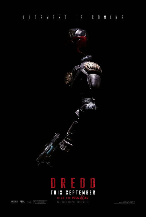 1000 piece jigsaw puzzle for the movie poster: Dredd (2012)