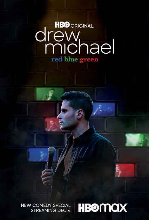1000 piece jigsaw puzzle for tv poster: Drew Michael: Red Blue Green