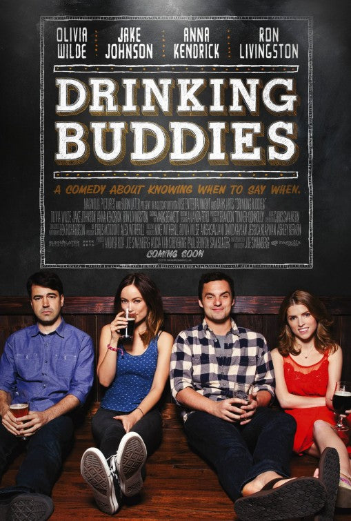 1000 piece jigsaw puzzle for the movie poster: Drinking Buddies (2013)