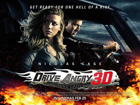 1000 piece jigsaw puzzle for the movie poster: Drive Angry (2011) ver2