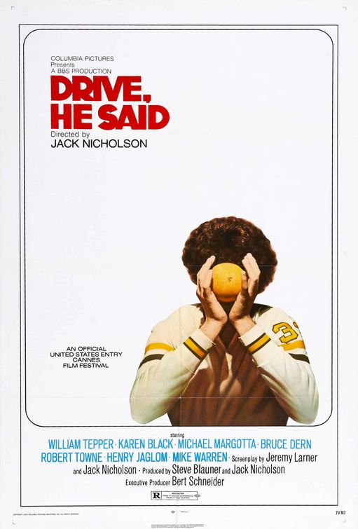 the movie poster: Drive, He Said (1971) ver2