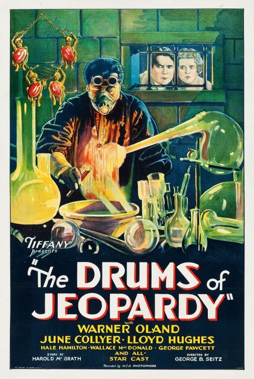 1000 piece jigsaw puzzle for the movie poster: The Drums of Jeopardy (1931)