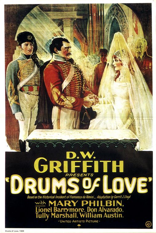 the movie poster: Drums of Love (1928)