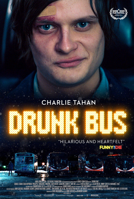 1000 piece jigsaw puzzle for the movie poster: Drunk Bus (2020)