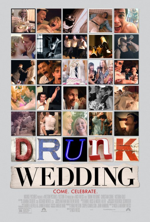 1000 piece jigsaw puzzle for the movie poster: Drunk Wedding (2015)