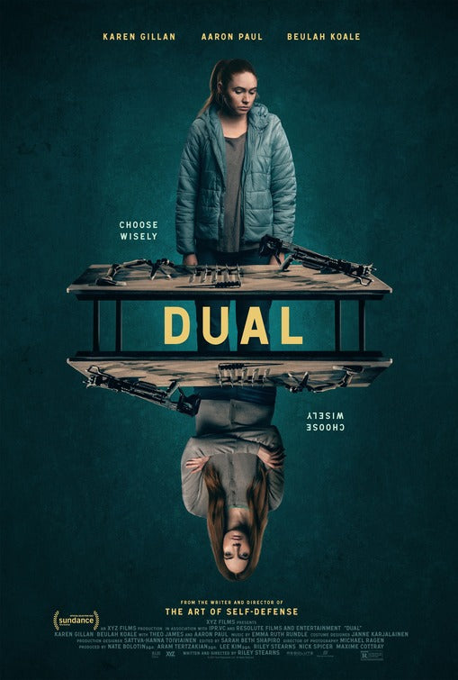 1000 piece jigsaw puzzle for the movie poster: Dual (2022)