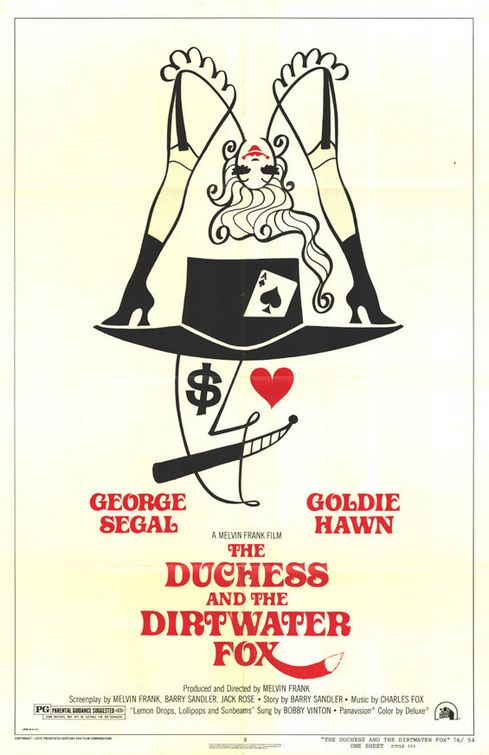 the movie poster: The Duchess and the Dirtwater Fox (1976) ver2