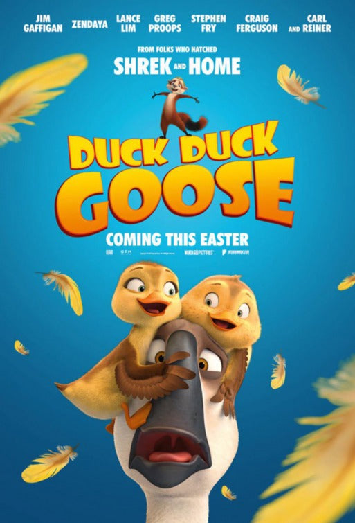 1000 piece jigsaw puzzle for the movie poster: Duck Duck Goose (2018)