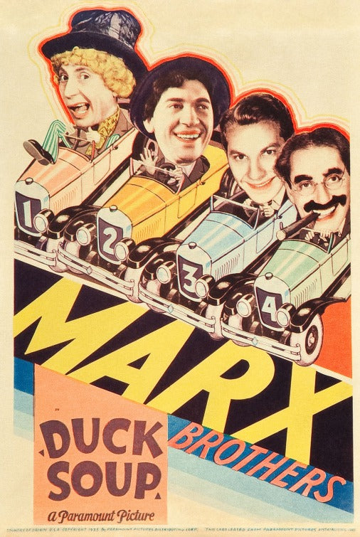 the movie poster: Duck Soup (1933) ver2