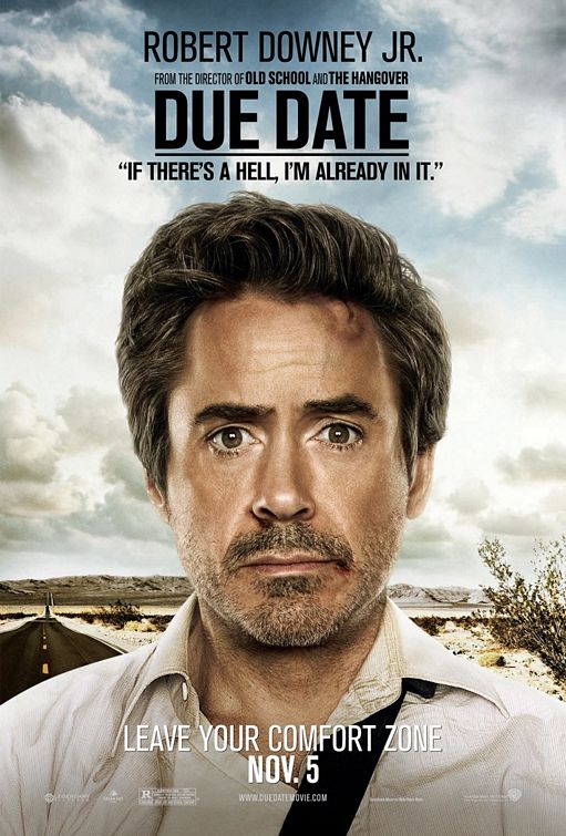 1000 piece jigsaw puzzle for the movie poster: Due Date (2010) ver2
